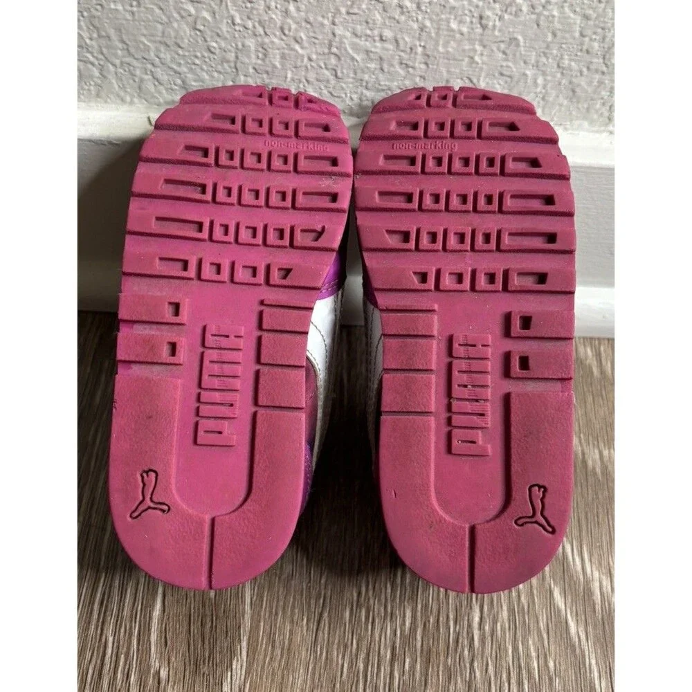 Pink Puma ST Runner NL Lights Soft Foam Toddler Girls Sneaker Shoes size 7C
